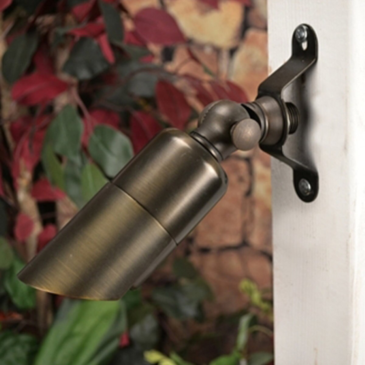 Unique Conquest Down Light Brass Housing Weathered Brass No Lamp