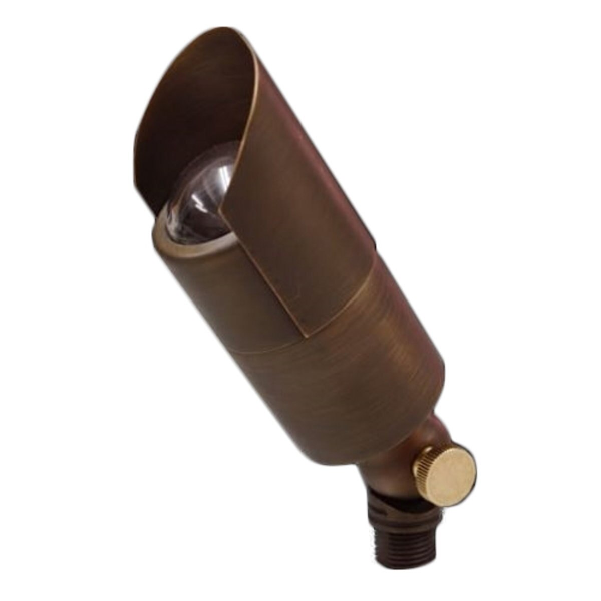 Unique Valor Up Light Brass Housing Weathered Brass No Lamp